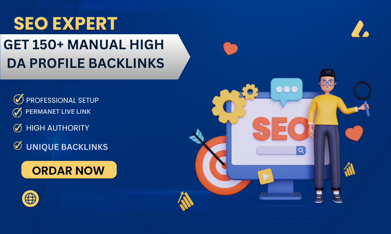 Boost Your Website SEO with 150+ High DA Profile Back...