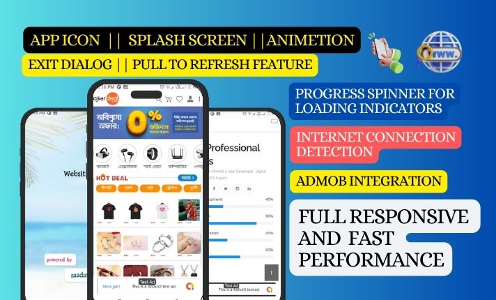Convert website to an Android App