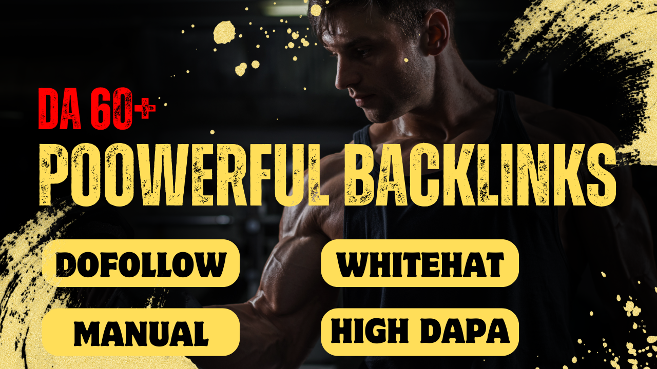 provide 100 high da, dr, tf permanent dofollow SEO backlinks