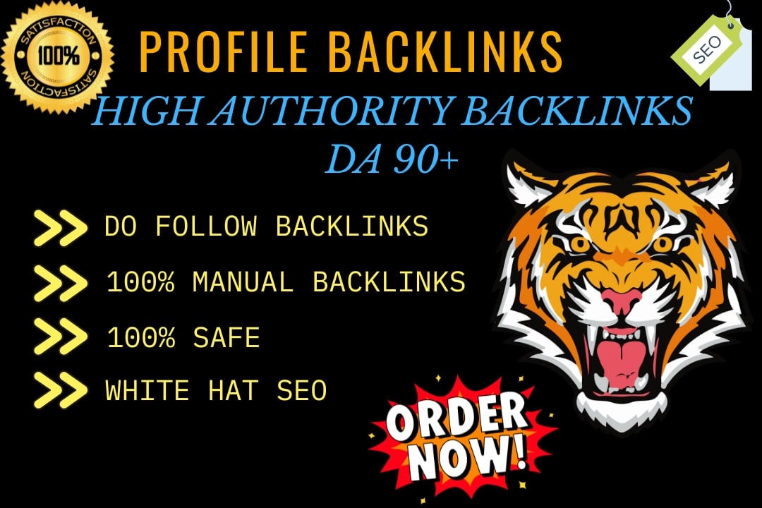 I will do 130+ manual high domain authority SEO profile backlinks