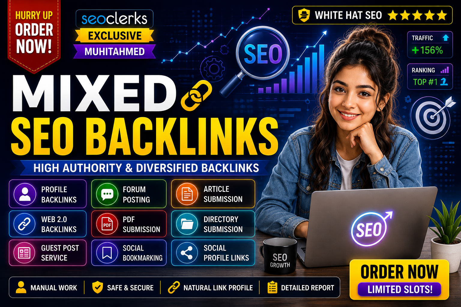 I Will Build High Authority Mix Seo Backlinks Guest P...