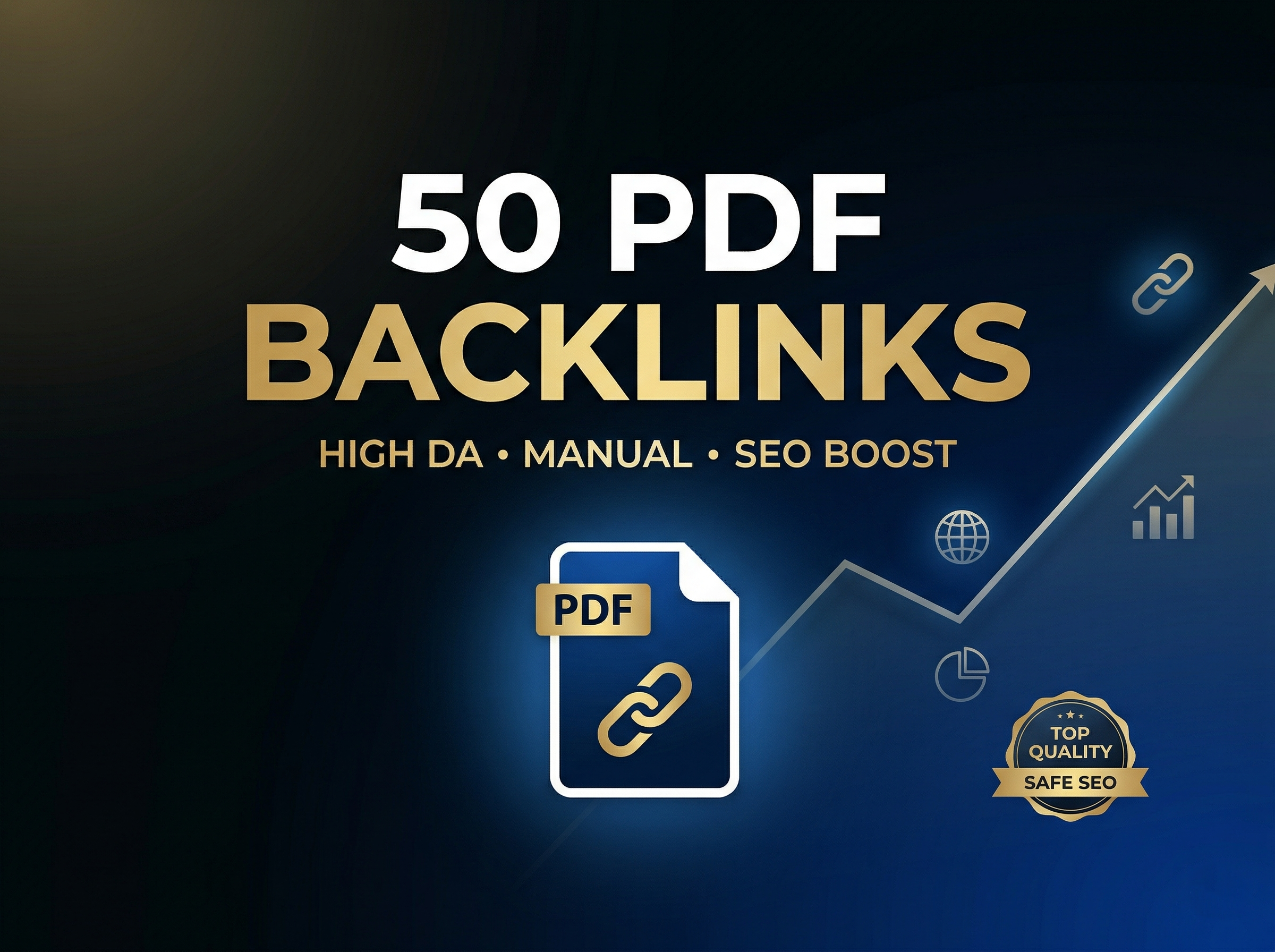 Get 50 high authority Manually PDF submission backlinks for SEO, dofollow link building
