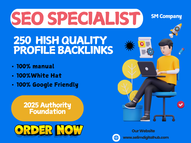 250 High quality profile backliks