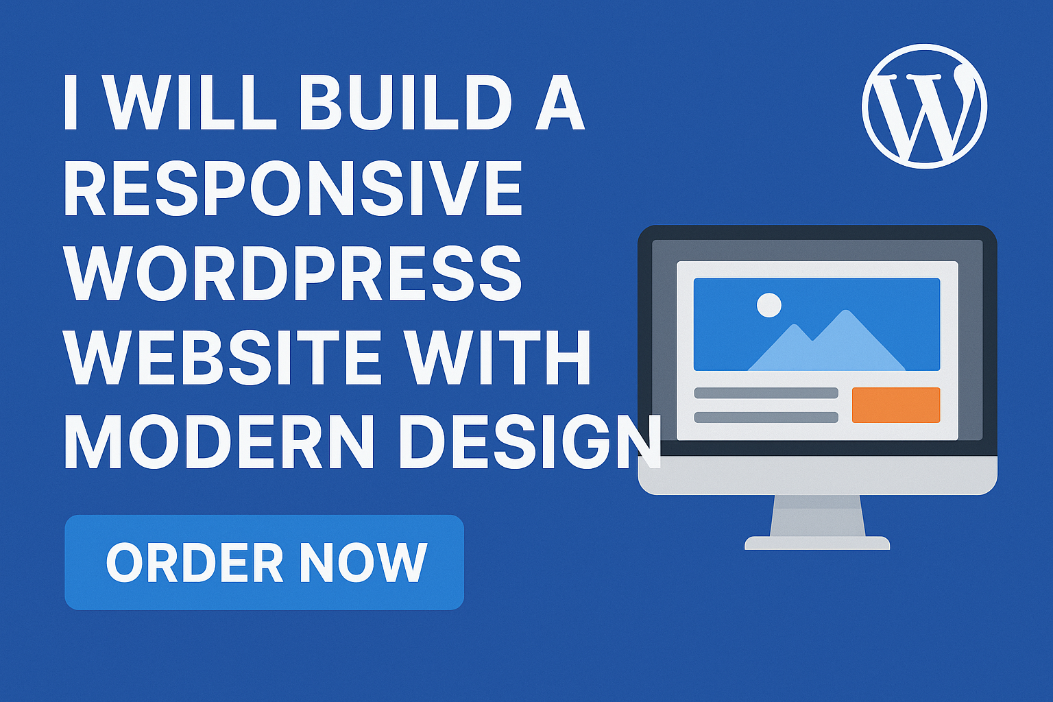 I will build a responsive WordPress website with mode...