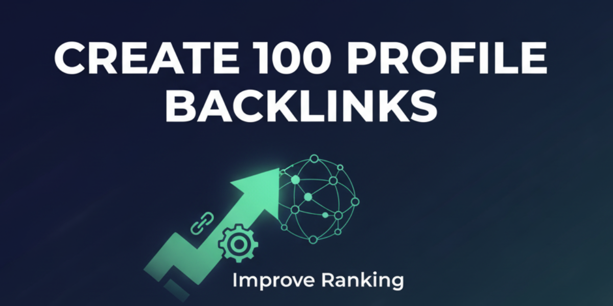 I will Create 100 Profile Backlinks to Improve Rankin...