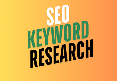 SEO keyword research and competitor 