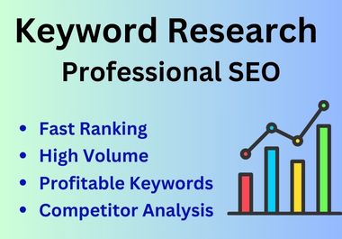 SEO Keyword Analysis and Competitor Research