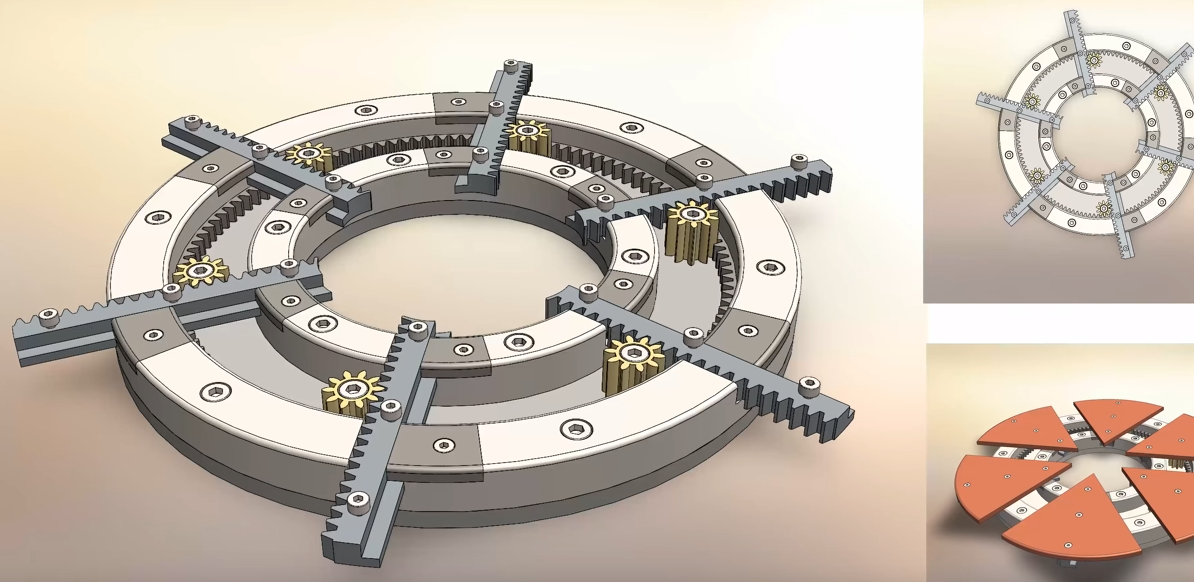 Product Design using Solidworks ( with animation and simulation )