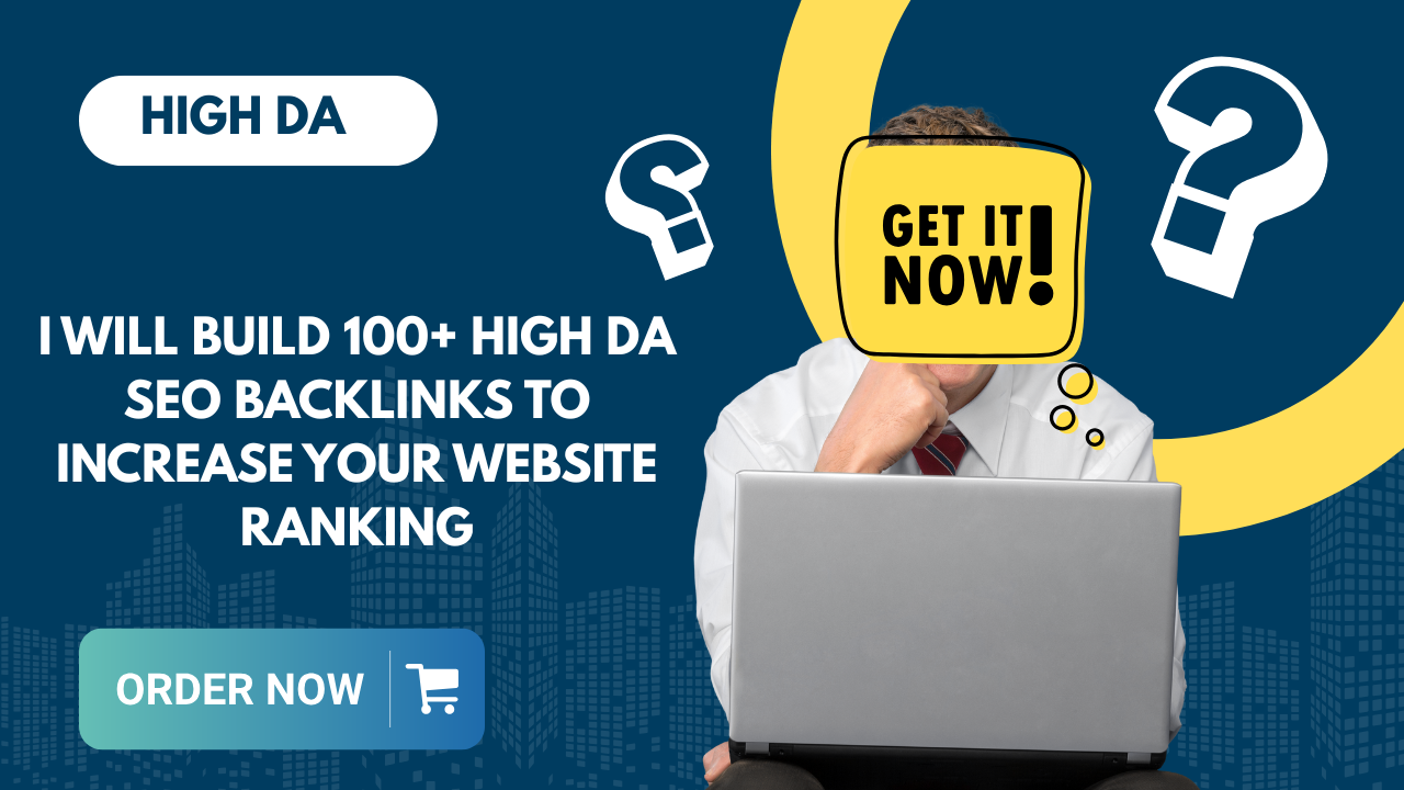 I will create 100+ quality SEO backlinks from authority domains