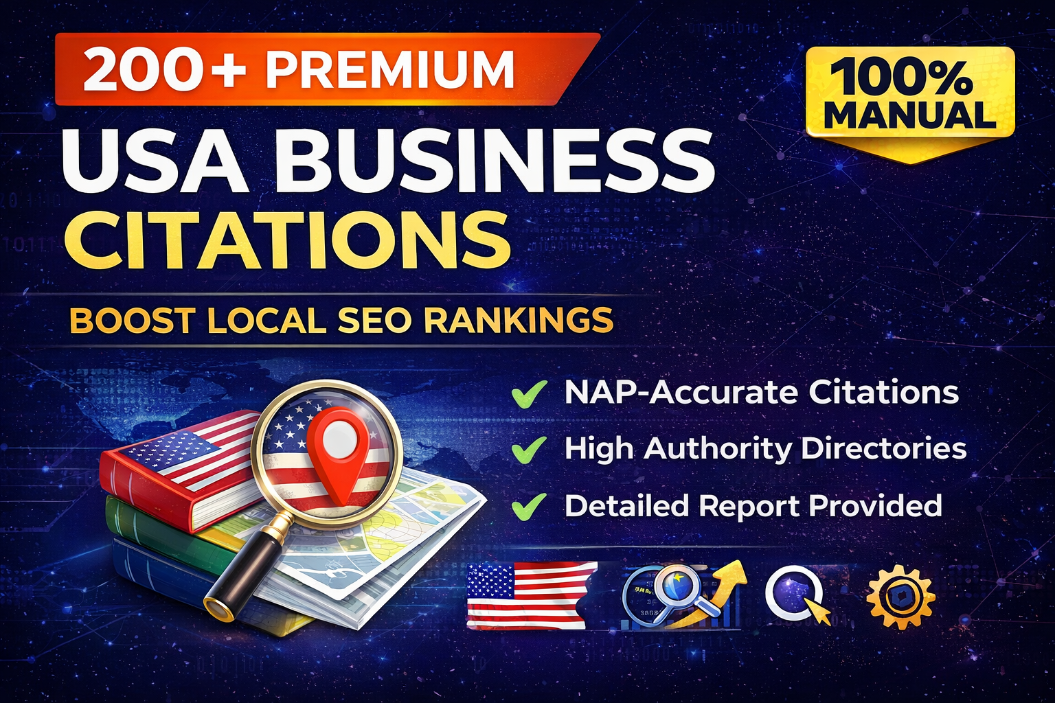 200+ Premium USA Business Citations to Boost Local SE...