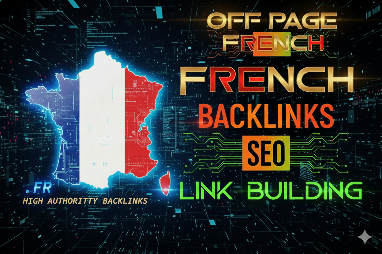 I will do 150 high authority French backlinks from unique France fr domain for top Google ranking