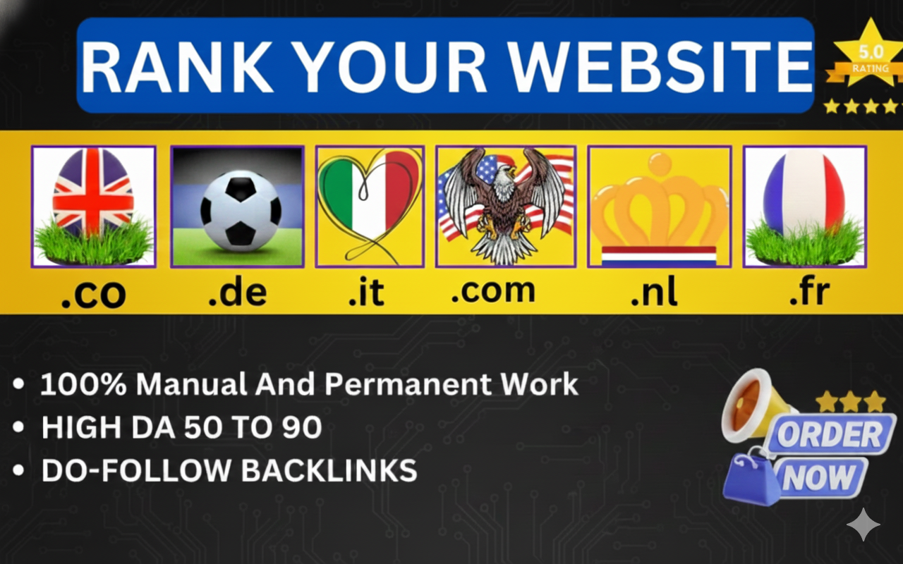 I will do 50 de usa uk french italy nl dofollow da90 forum link building homepage seo backlinks 