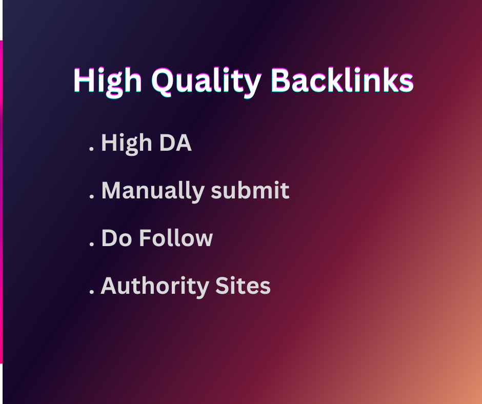 Boost Your SEO with High-Quality Backlinks from Trust...