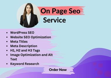 I Will Optimize Your Website or WordPress for On-Page...