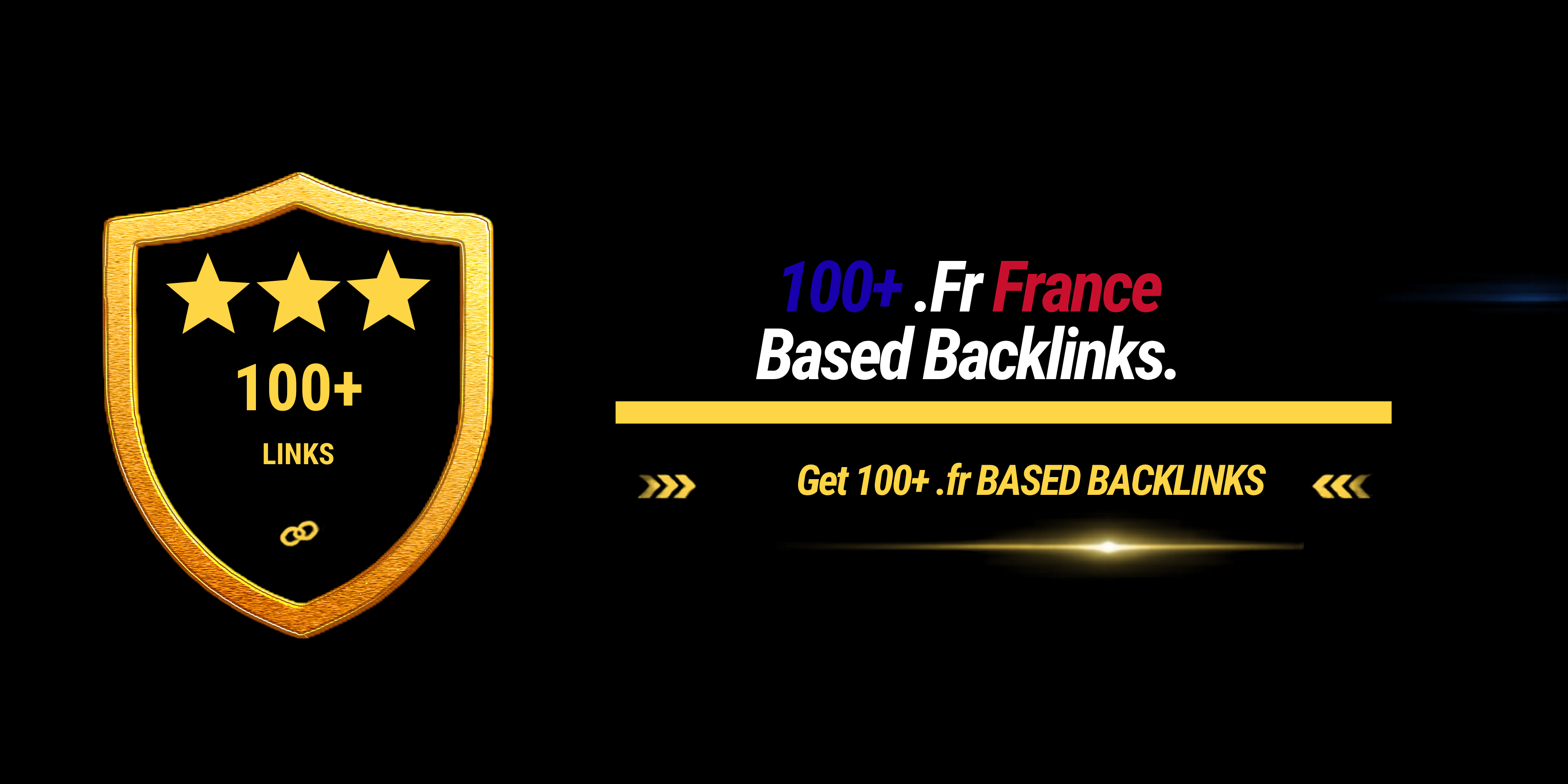 Get 100+. fr France based domains backlinks