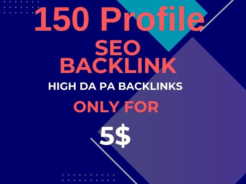 150 High Authority Profile Backlinks with Dedicated A...