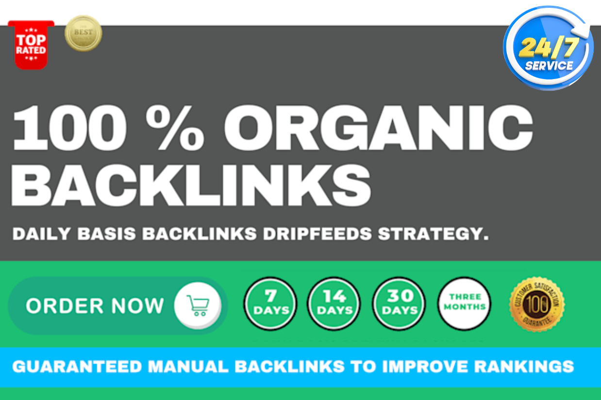 Rank your website daily with high-quality backlinks and link building service.