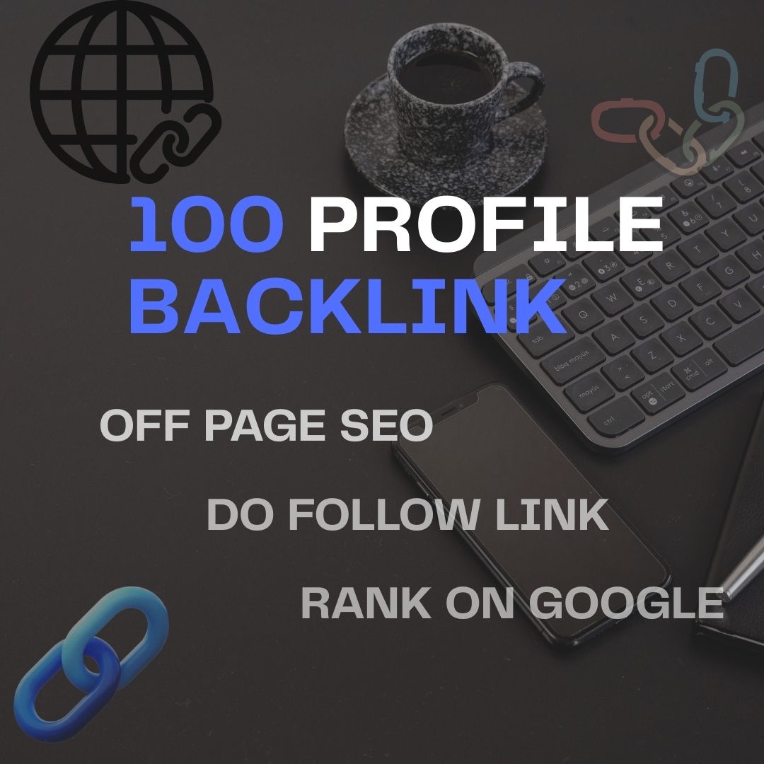 I will create safe 100 Profile backlinks 