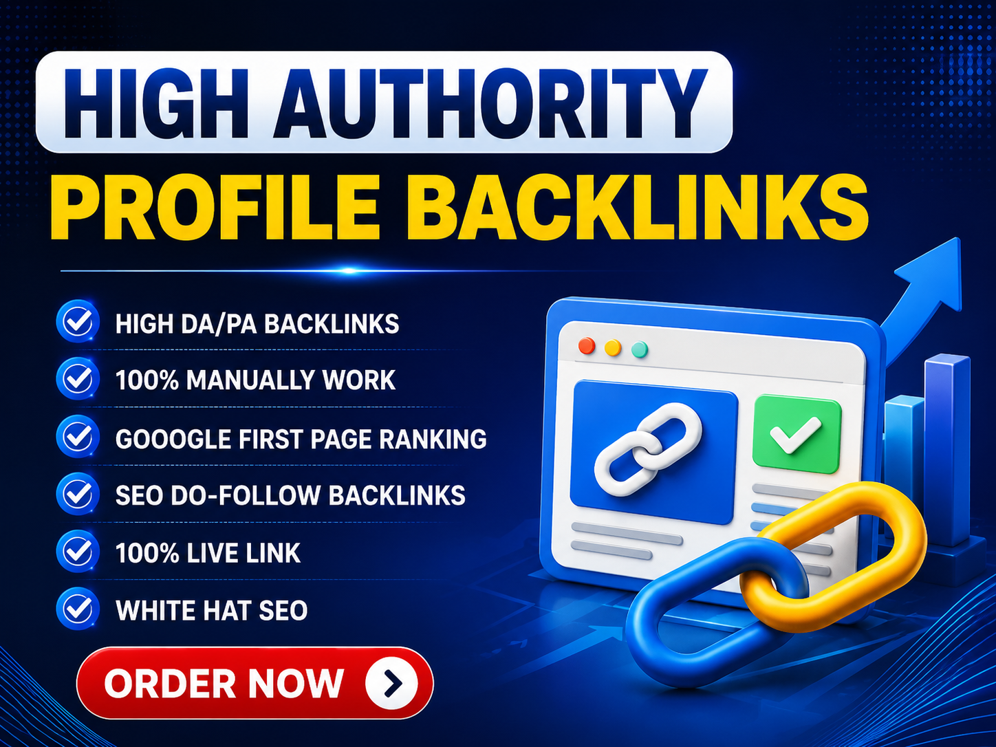 Get 100 Profile Backlinks to Boost Your DA PA And Website Ranking