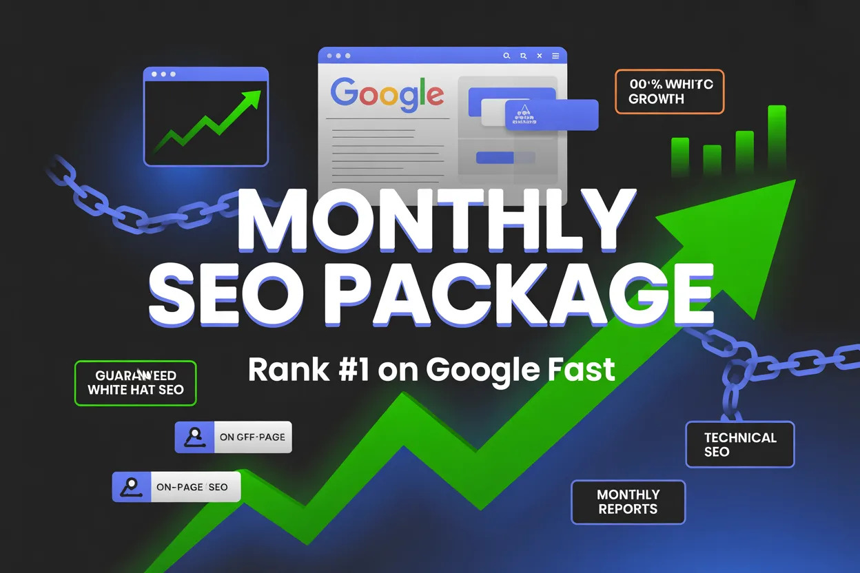 I will provide monthly SEO service for google top ranking and Business Growth