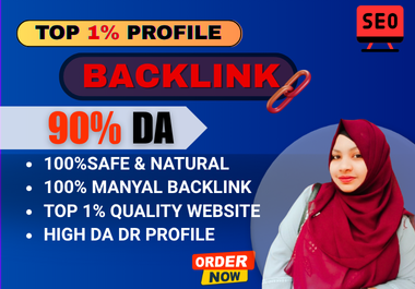 Top 1% High DA Profile Backlinks &ndash; 100% Manual & Safe SEO Boost