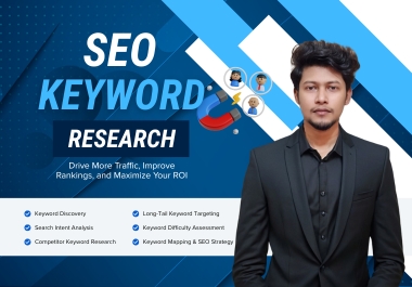 I will do best profitable keyword research and competitor analysis for SEO