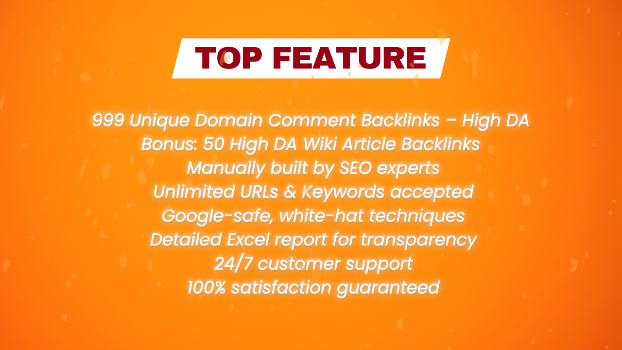 Boost Your Website SEO with 999 High-Quality Backlinks from Trusted Domains