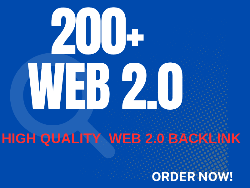 200+ High Authority Web 2.0 Backlinks for Powerful SE...