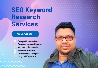 I will do best keyword research for google ranking su...