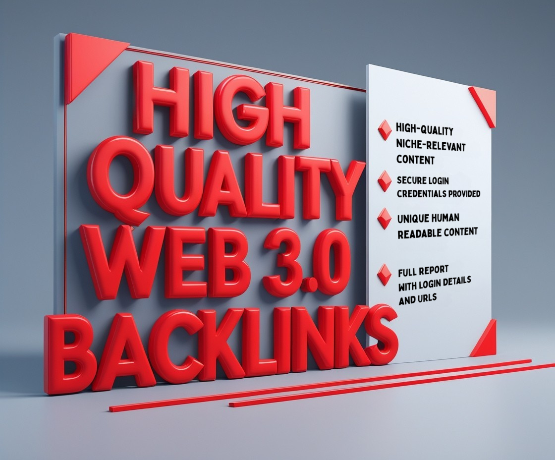 Create 15 High-Quality Web 3.0 Backlinks for Safe SEO...