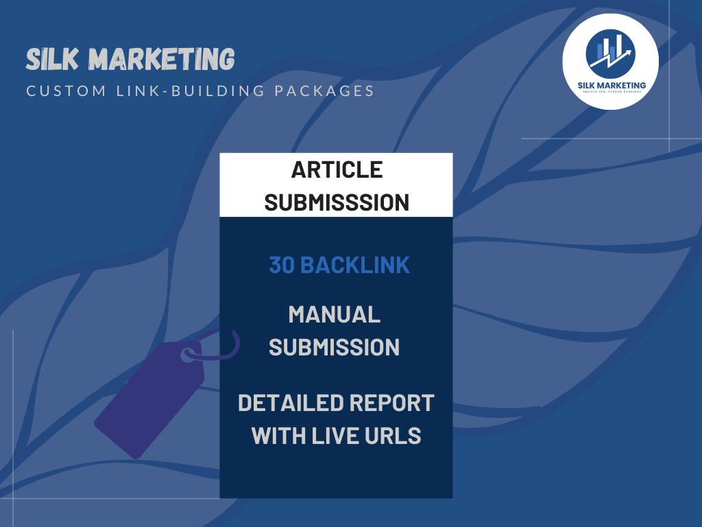 Manual ARTICLE SUBMISSION WITH LIVE URLS