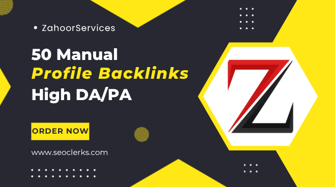 I will Create 50 High Authority Manual Profile Backlinks for SEO