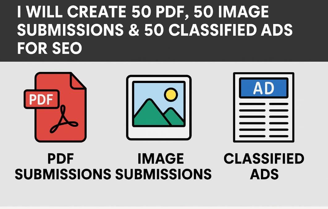 I Will Create 50 PDF, 50 Image Submissions & 50 ...