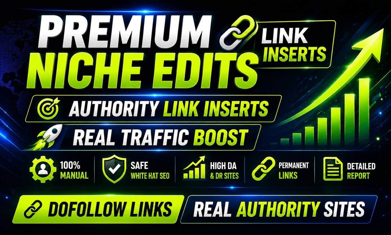 I Will Build 5 Premium Niche Edit Link Insertions for Higher Google Rankings