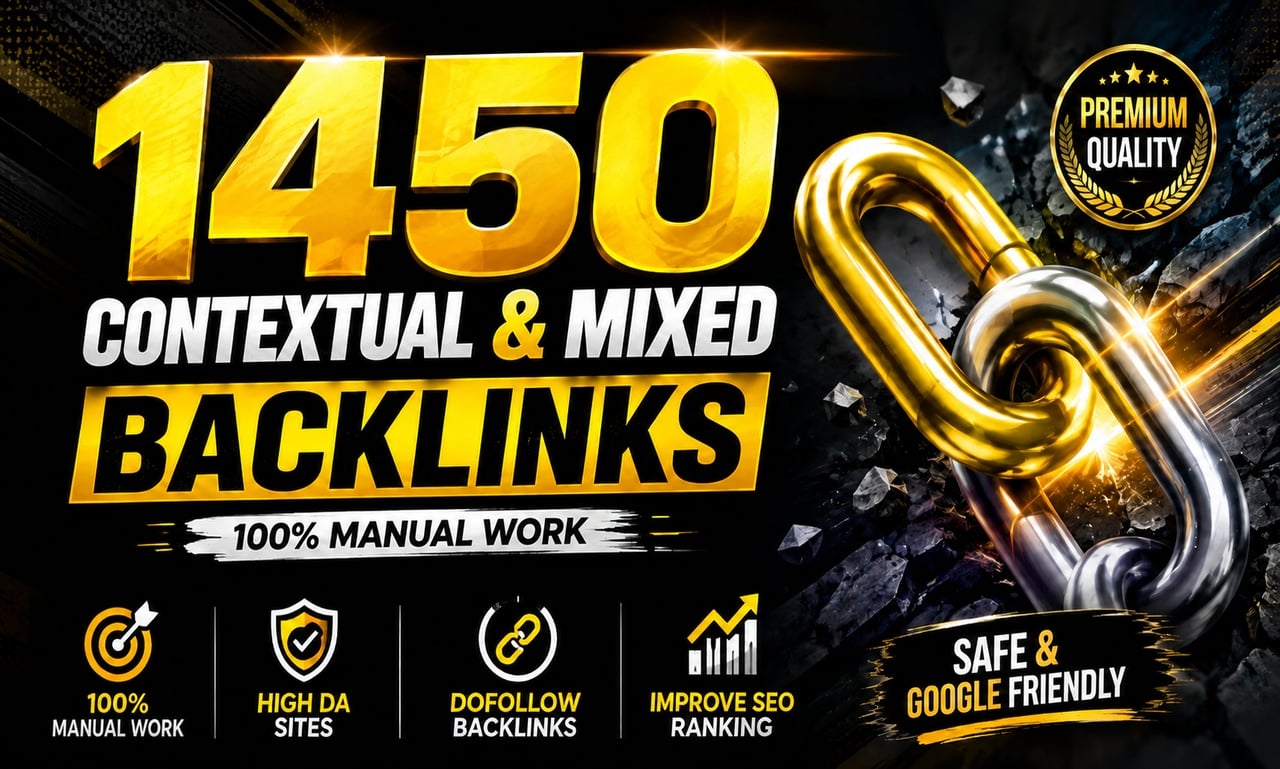 I Will Build 1450 Contextual and Mixed DoFollow Backl...
