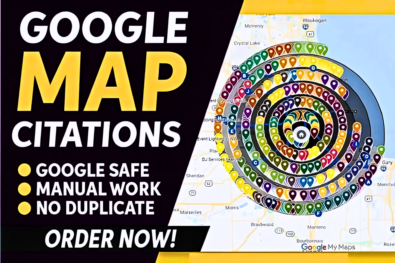 I will do 1000 google maps citations for local SEO