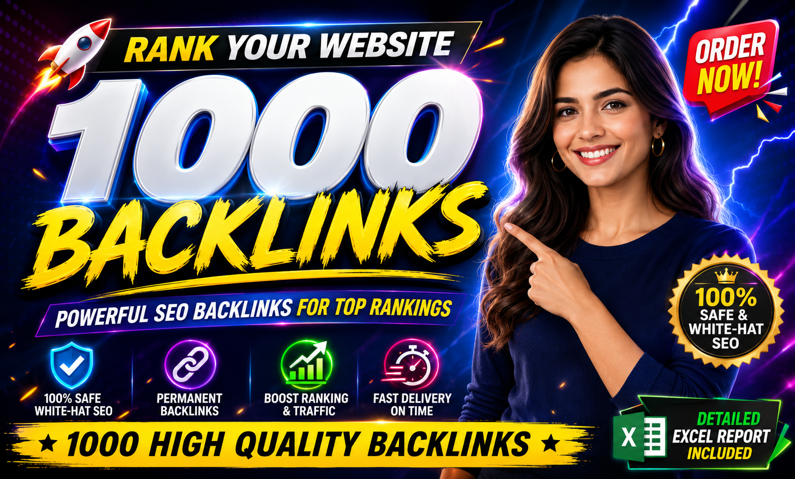 I Will Build 1000 High Quality SEO Backlinks to Improve Google Rankings