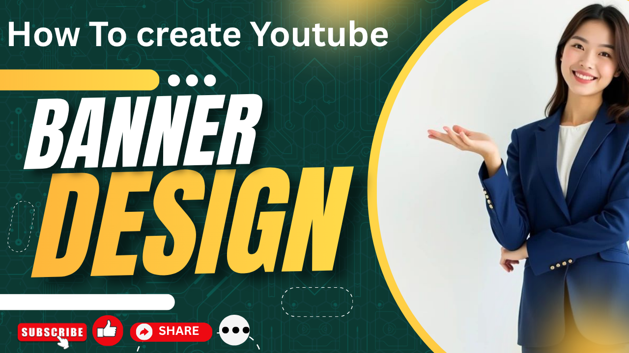 I Will Create a Professional YouTube Banner Design