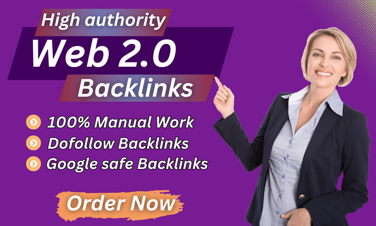 Push Your Site to Google First Page with High Authority Web 2.0 Backlinks