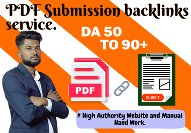 I Will Do Manual PDF Submission for High-Quality SEO Backlinks 