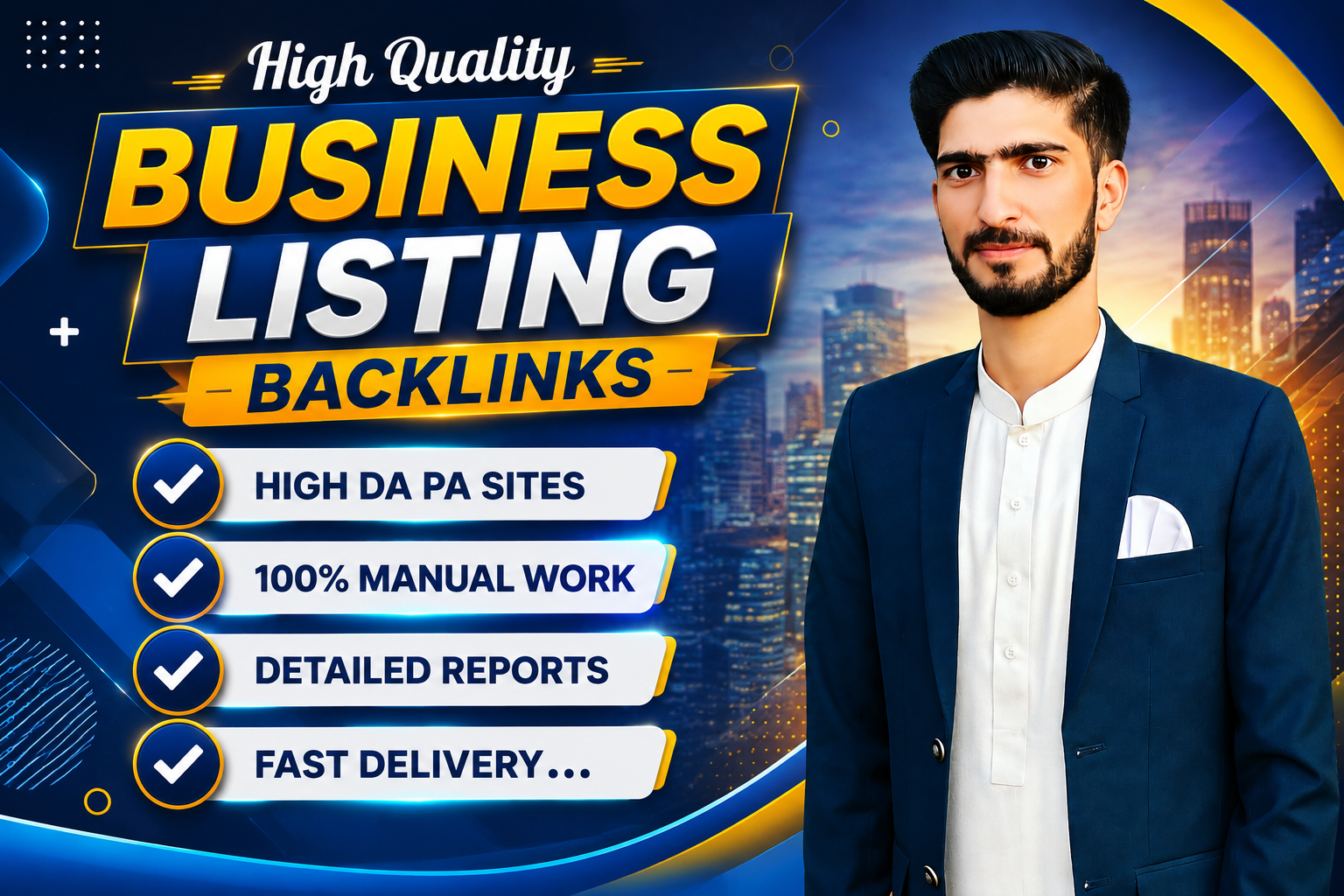 I Will create 70 Business Listing Manually