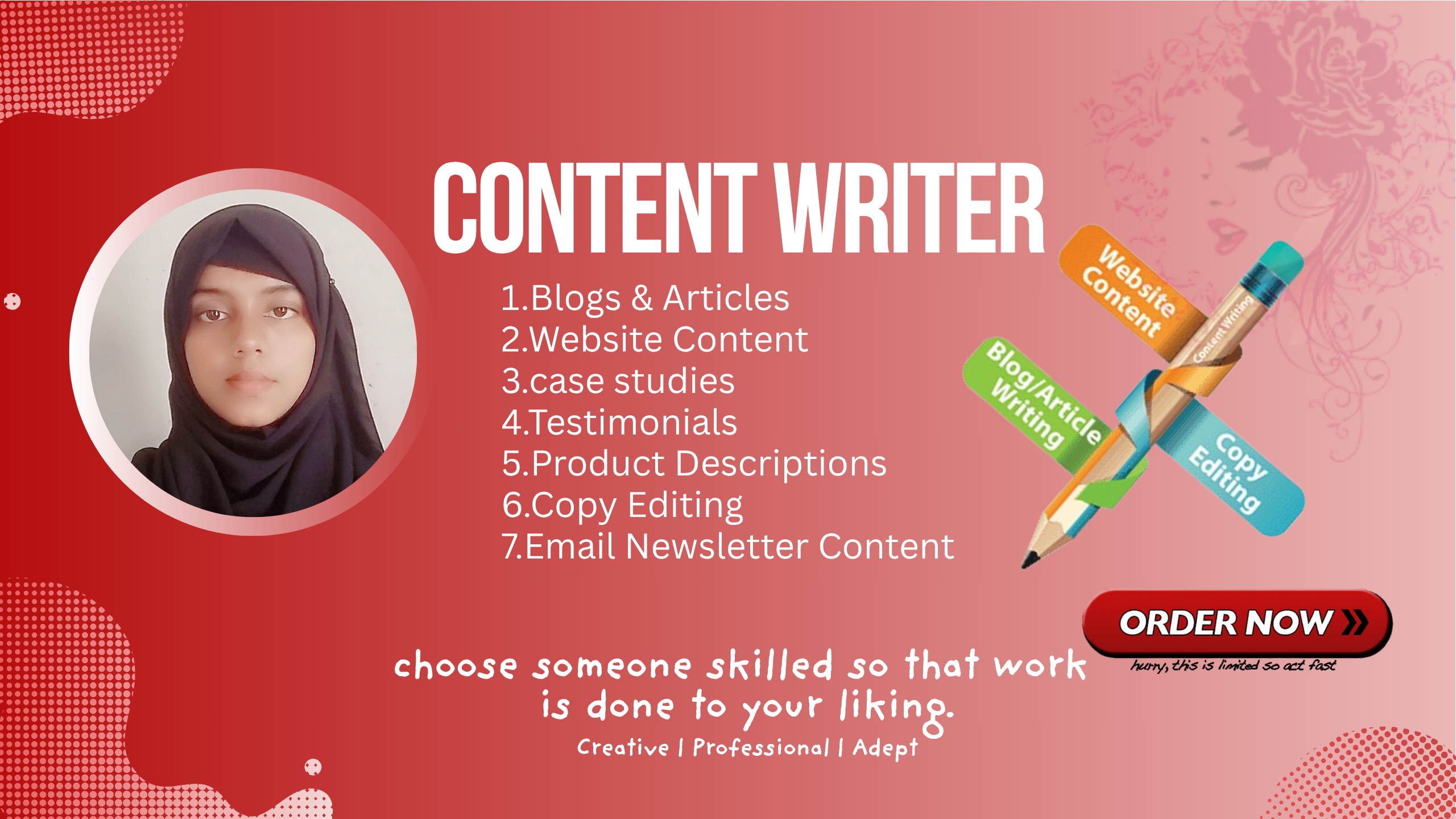 I will write 1500 Words content or anything