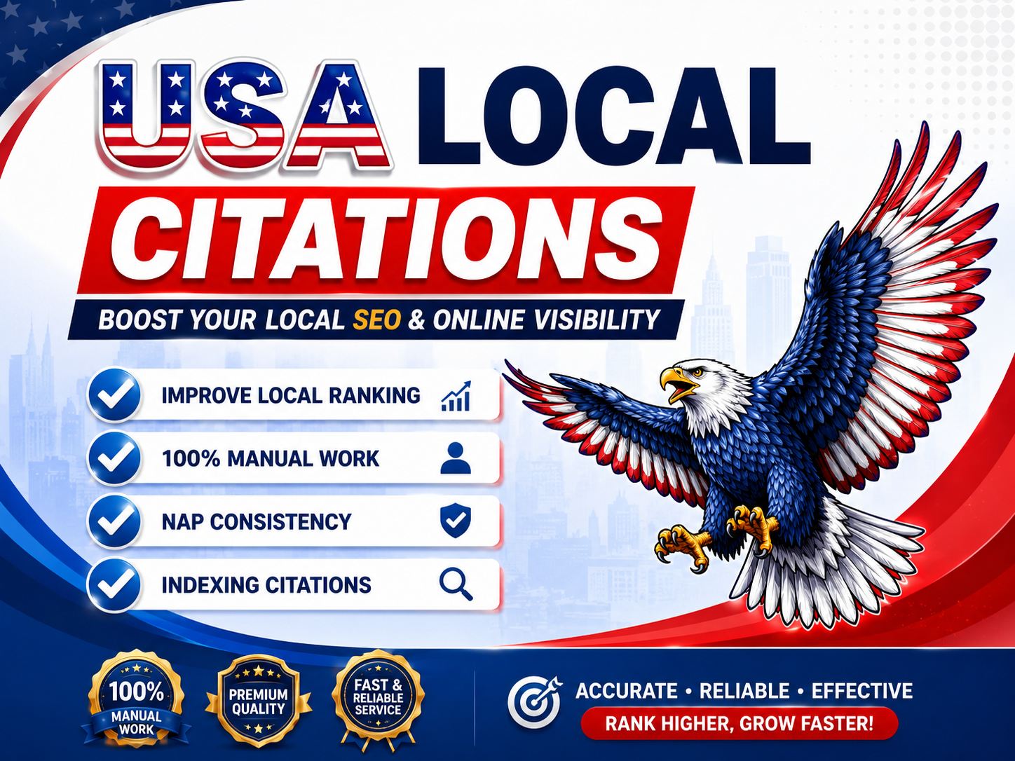 I Will Provide 60 USA Local Citations With NAP Consistency for Local SEO