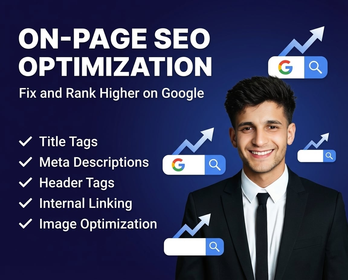 I will optimize your website on-page SEO to rank high...