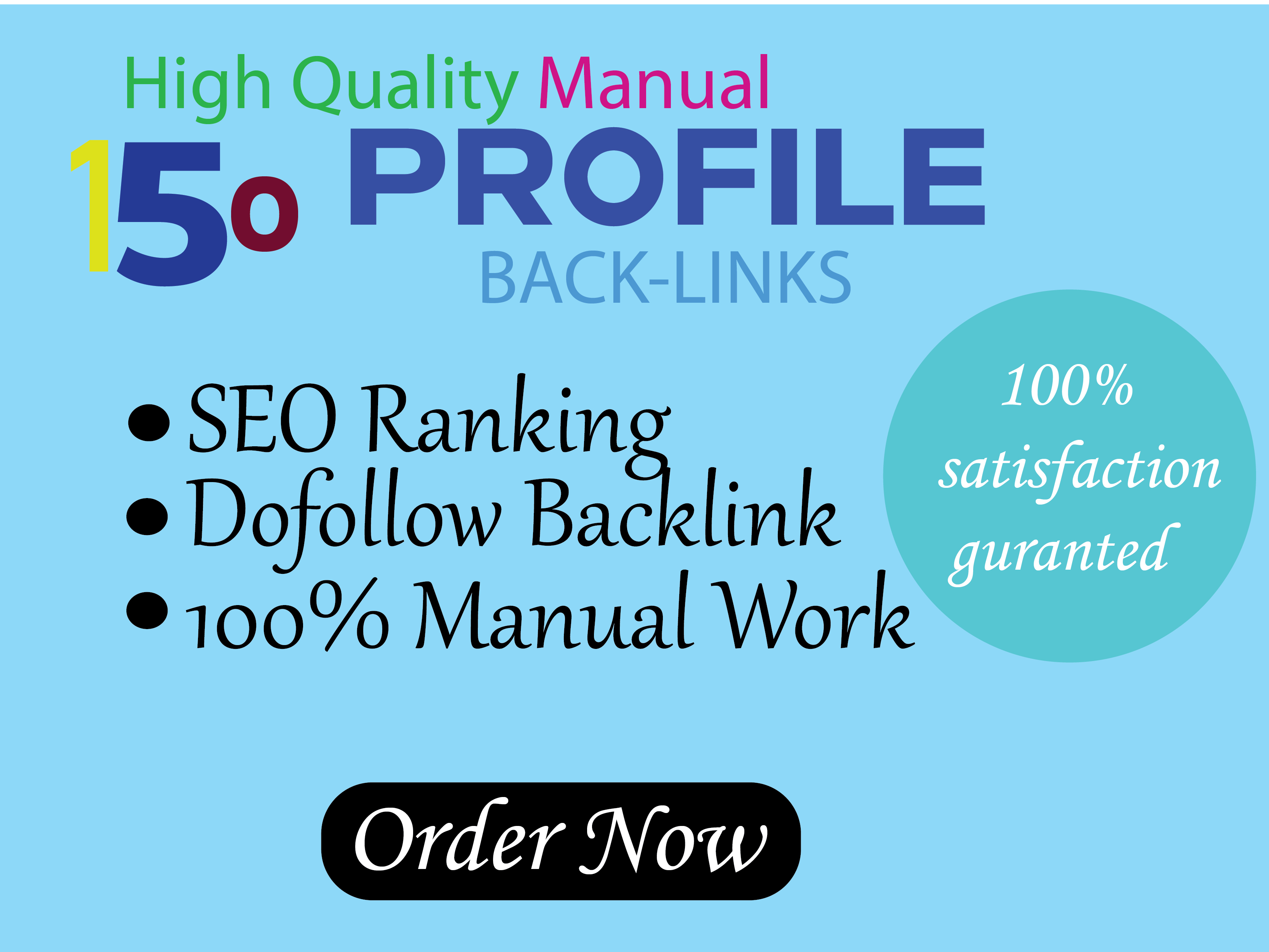High quality profile backlinks for increase your seo ranking
