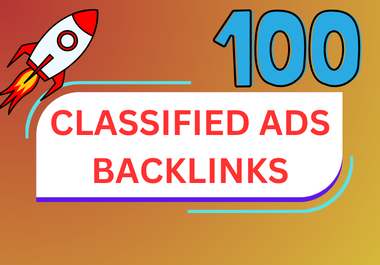 Boost Website SEO Ranking With 100 Classified Ads Posting Backlinks 
