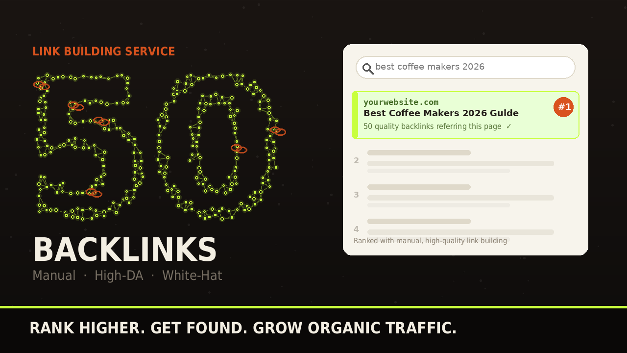 I Will Build 50 backlinks Manual High Quality SEO Backlinks For Website Ranking
