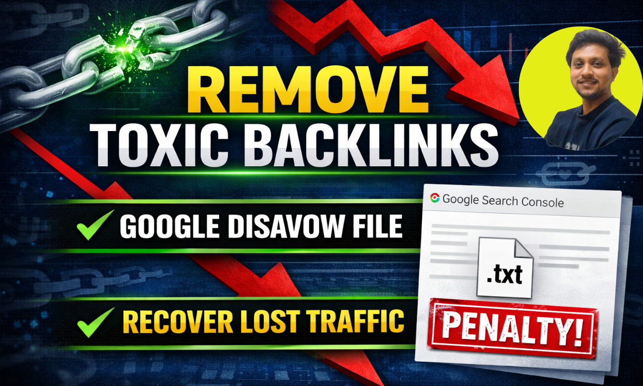 I will remove bad, spammy backlinks to boost local business SEO