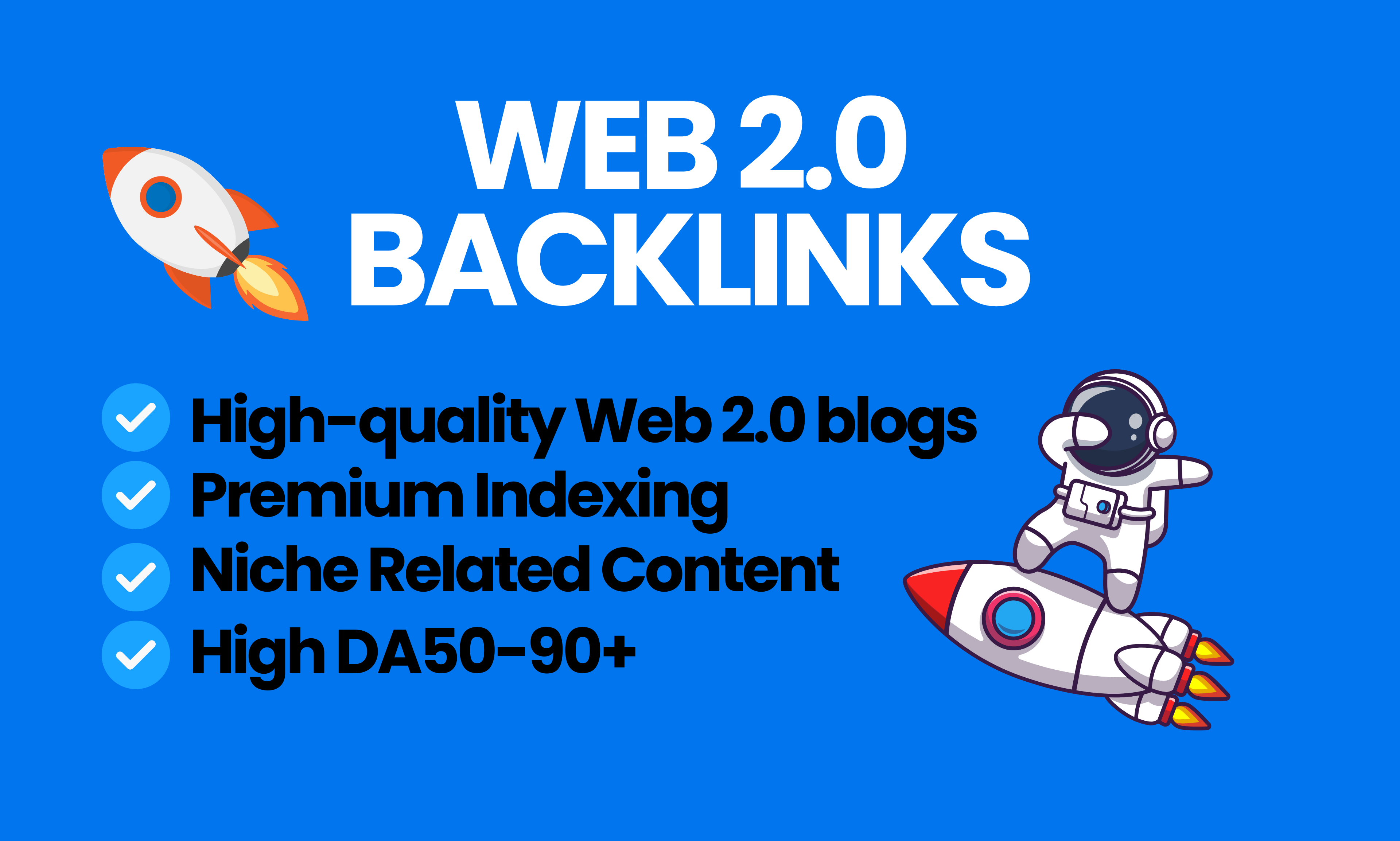 I Will Build High Quality Web 2.0 Backlinks For Your Website SEO