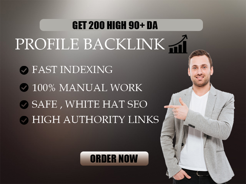 I Create High DA Manual Profile Backlinks to Boost Your website